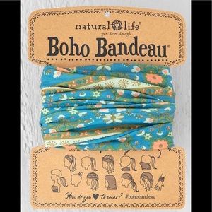 Natural Life Boho Bandeau Wear 11 Ways Blue Flower